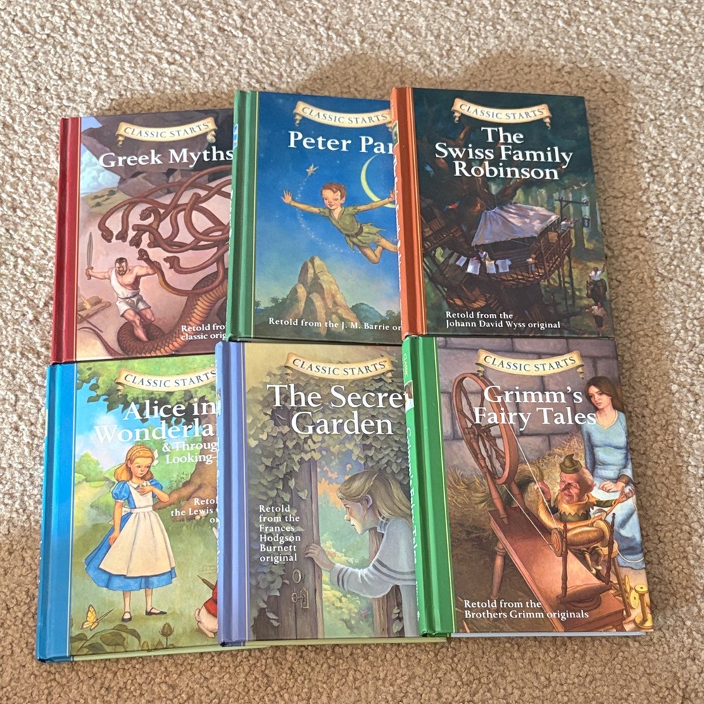 Children's Book Set - 6 Colorful Stories